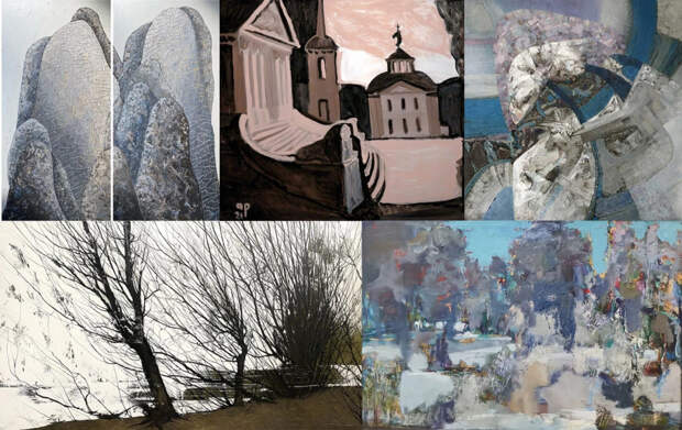 Зимние картины современных художников