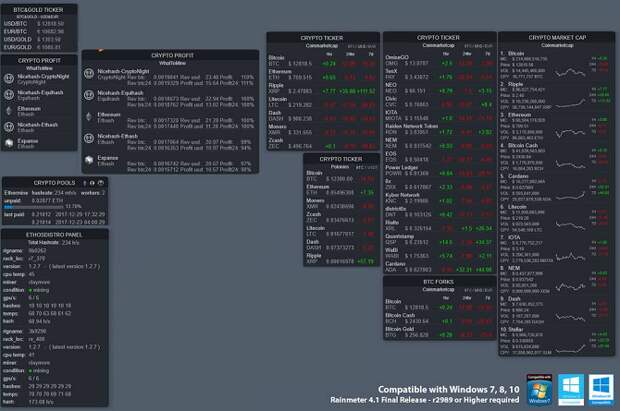 rainmeter crypto ticker