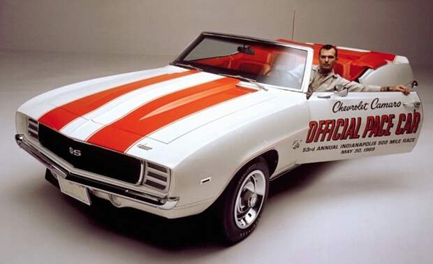 1969 Chevrolet Camaro Pace Car camaro, chevrolet, мускул-кар