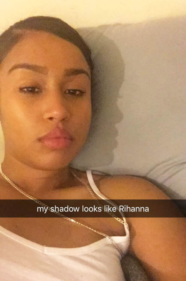 I Noticed That My Shadow Looked Like Rihanna