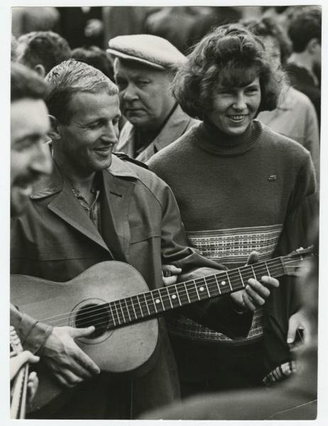 Проводы на целину. Всеволод Тарасевич, 1965 г., Ленинград, из архива МАММ/МДФ.