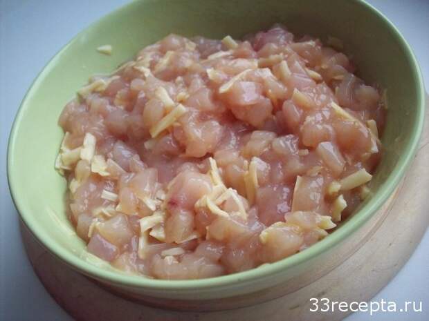 смесь для куриных оладушек