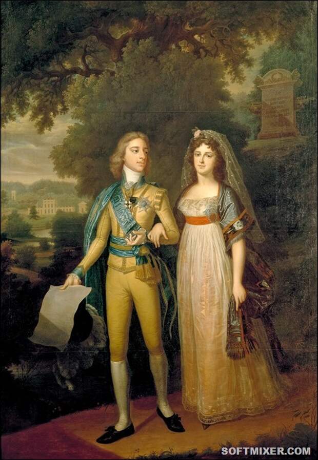 Король Густав IV Адольф и королева Фредерика