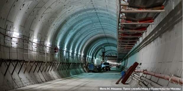 Собянин рассказал о скором  завершении строительства тоннелей БКЛ метро