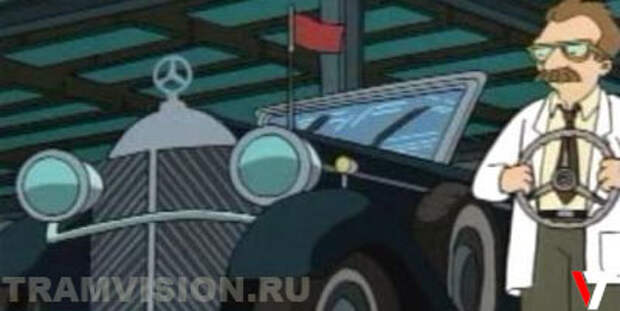 Футурама - машины в мультфильме