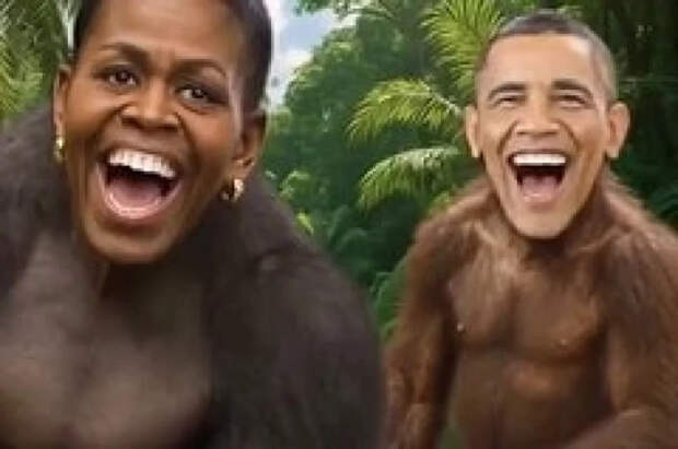 Трамп поделился видео с семьей Обамы в образе обезьян