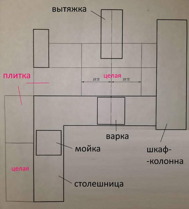 Кухня "недизайнера". Часть 6. Фартук из крупноформатного керамогранита