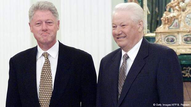 Билл Клинтон и Борис Ельцин (архив: сентябрь 1998 года)