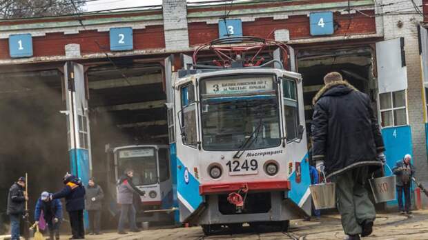 Парад трамваев в Москве Парад трамваев в Москве авто, трамвай