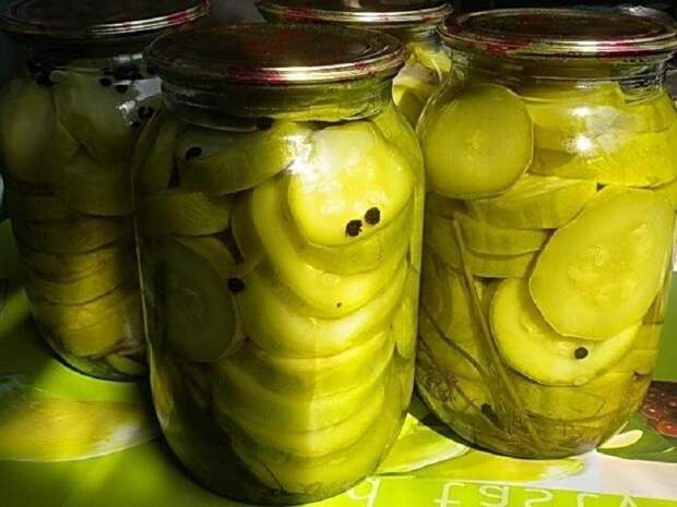 рецепт маринованных кабачков