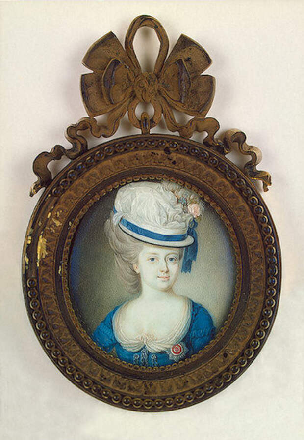 Портрет Великой княгини Марии Федоровны. А.-Ф. Виолье, 1780 гг