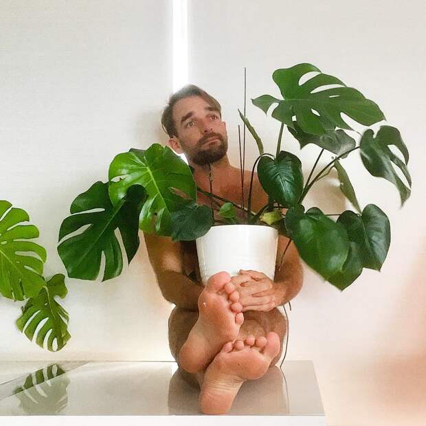 Популярный Instagram-аккаунт с полуголыми мужчинами и растениями