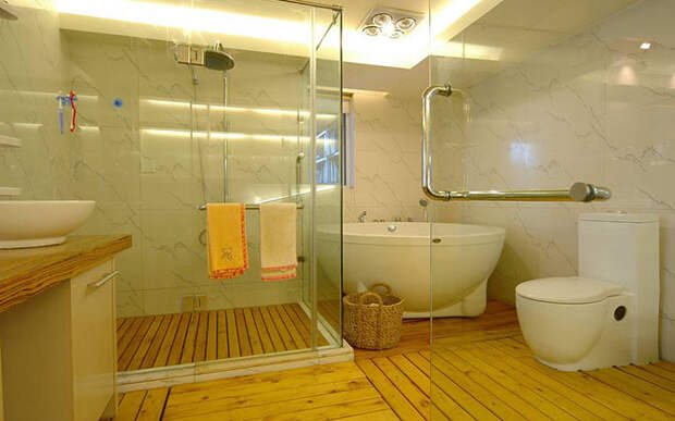 Красивые интерьеры ванных комнат