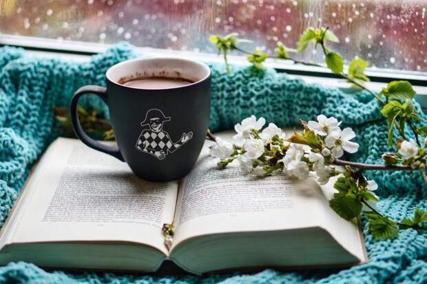 Кофе и книга. Фото: pixabay.com