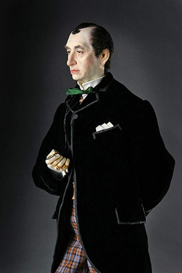 Портрет Бенджамина Дизраэли.  Граф Биконсфилд из исторических деятелей Англии