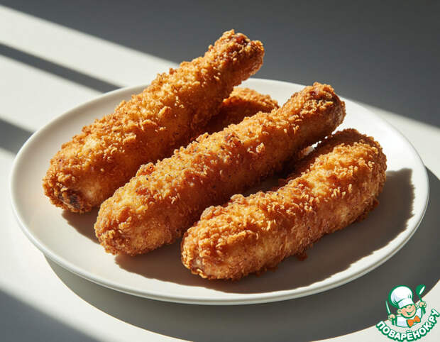 Жареные шейки курицы в панировке