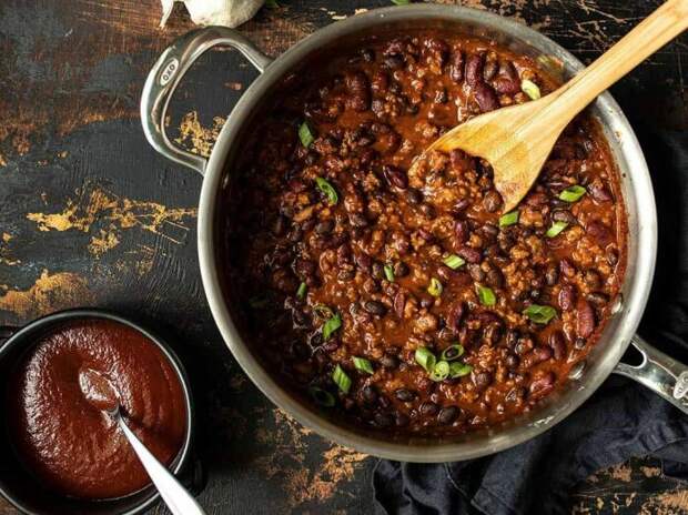 Мясное рагу с фасолью. \ Фото: budgetbytes.com.