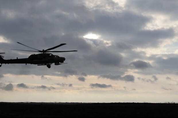 Экипаж Ми-28нм сорвал ротацию подразделений ВСУ в приграничном районе Курской области