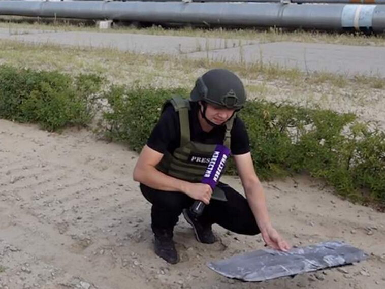 За несколько секунд до удара по ЗАЭС сбили дрон-камикадзе (ФОТО, ВИДЕО)