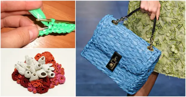 Идеи handmade вещей из пластиковых пакетов