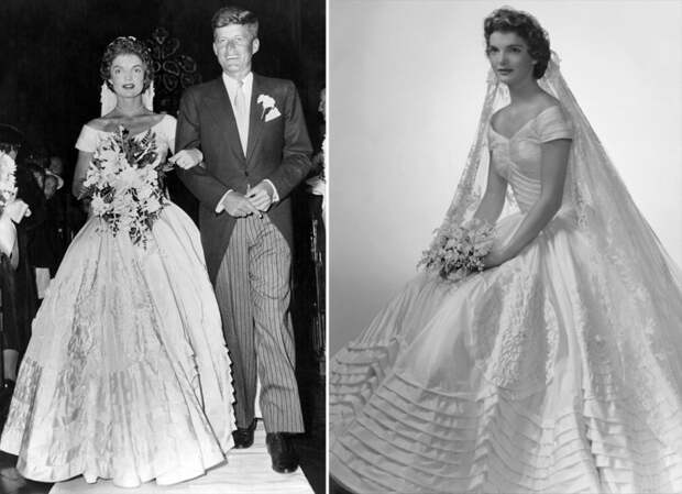 Жаклин Кеннеди свадебное платье