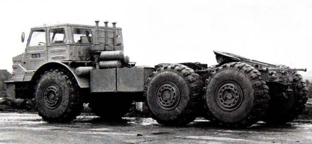 Специальный тяжелый полноприводный армейский тягач МоАЗ-74111 (из архива МоАЗ) МоАЗ, авто, беларусы, белоруссия, военная техника, военные автомобили, маз, тягач