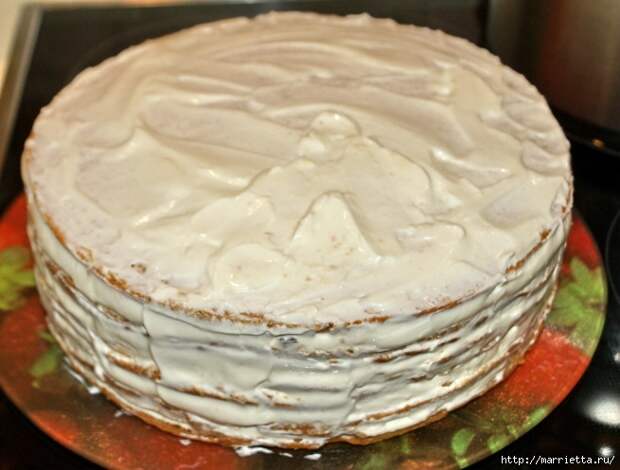 Медовый торт с орехами и черносливом (14) (655x497, 185Kb)