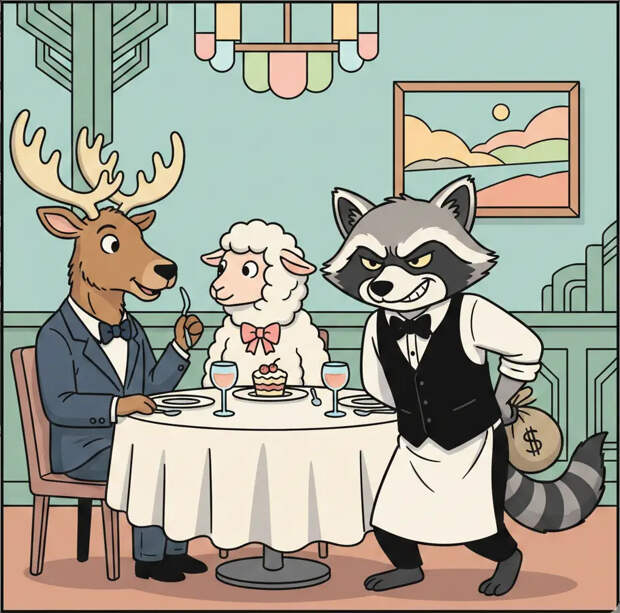 Надо ли платить за ужин повторно, если официант взял у вас деньги и сбежал?