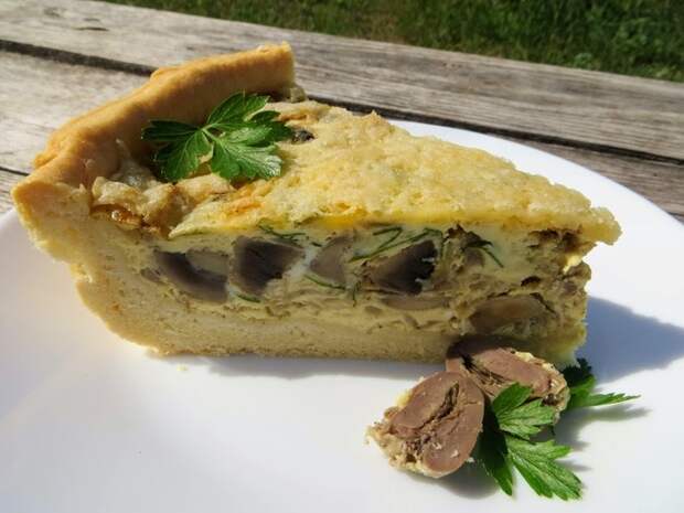 Пирог с сердечками и грибами Еда, Пирог, Рецепт, Вкусно, Готовка, Видео рецепт, Длиннопост, Другая кухня, Грибы, Видео