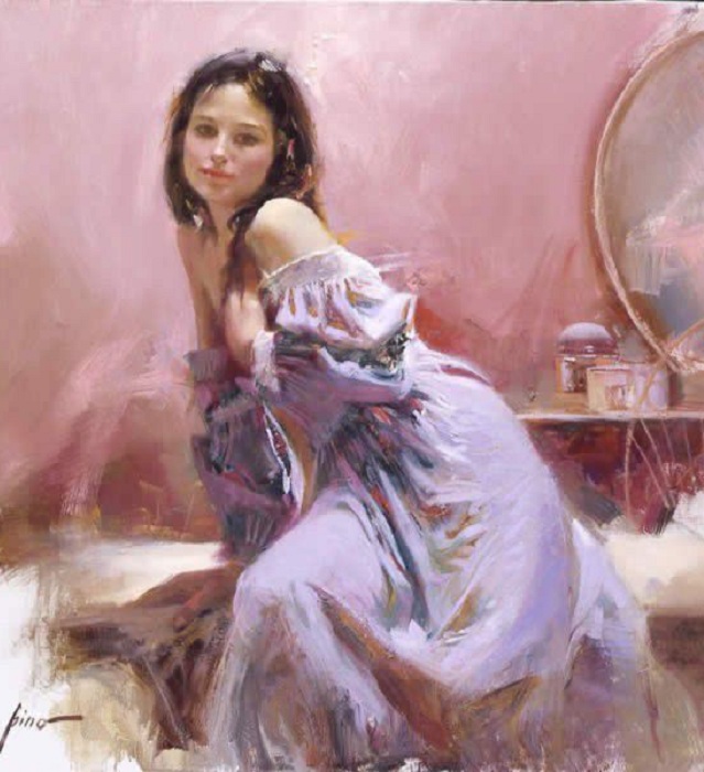 Романтическая живопись от Pino Daeni. Романтическая живопись от Pino Daeni.