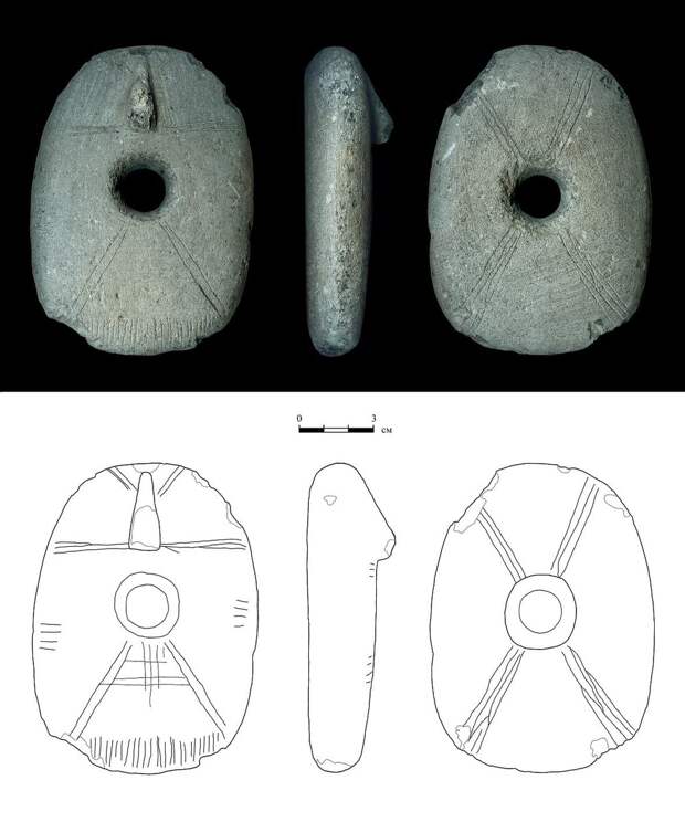 Схематические отображение находки. Источник: http://uole-museum.ru/