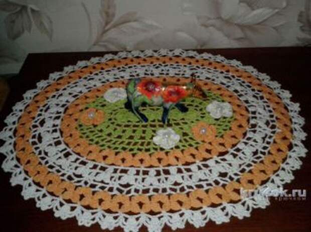 Схема салфетки вязания крючком Схема салфетки вязания крючком