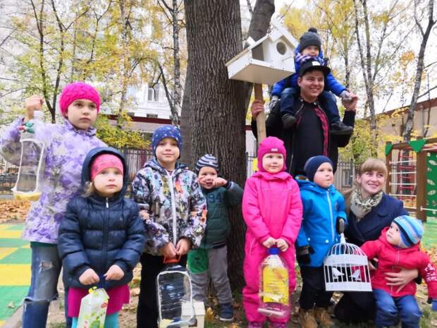 Подведение итогов конкурса кормушек превратилось в настоящий праздник / Фото предоставлено Мариной Беловой