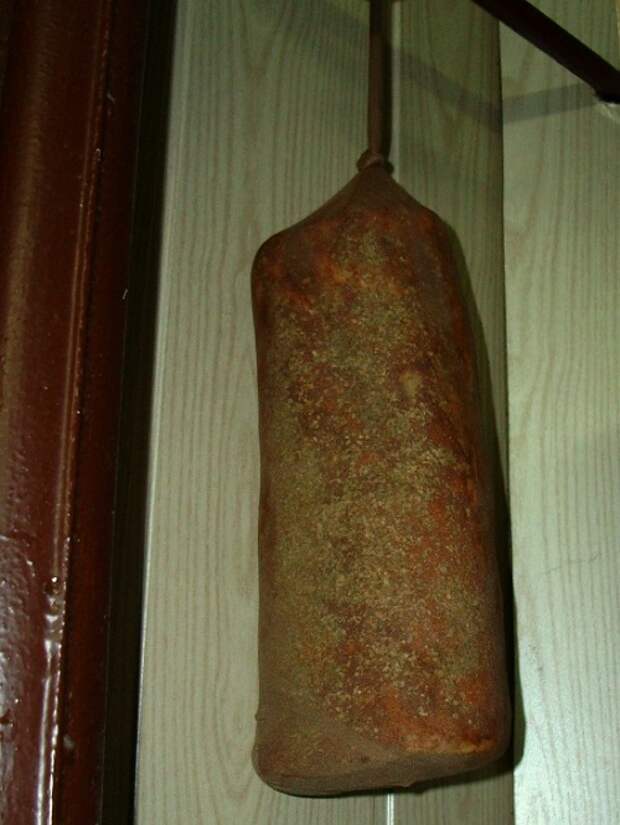 подвешиваем мясо