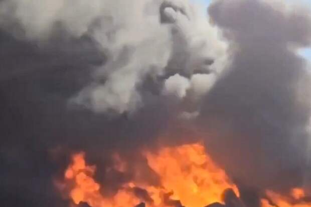 Спутники зафиксировали пожар на Криворожской ТЭС после удара восьми «Искандеров»