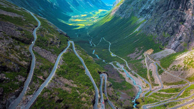 Trollstigen Road, Норвегия авто, дороги, путешествие, трасса