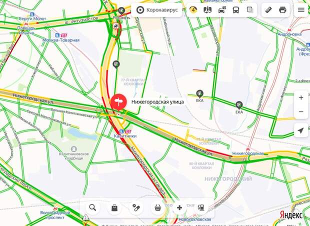 Индекс ул нижегородская москва. Яндекс пробки 2020 мира. Яндекс пробки Верхние Лихоборы.