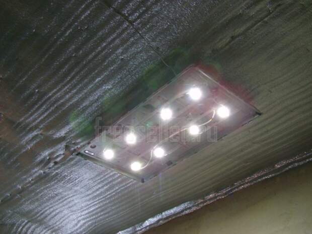 Светодиодная лампа в гараж