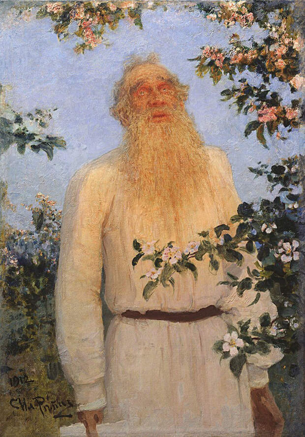 Портрет Льва Николаевича Толстого. 1912 год