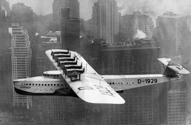А потом был перелет в Нью-Йорк. Do-X, Dornier, Дорнье, авиация, воздушная техника, пассажирский самолет, самолет, транспорт