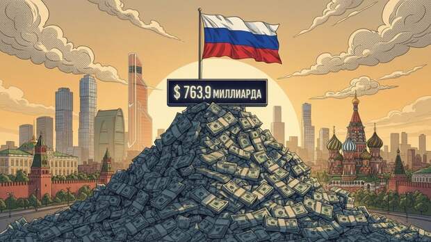 За время СВО международные активы России выросли на 152 млрд. долларов