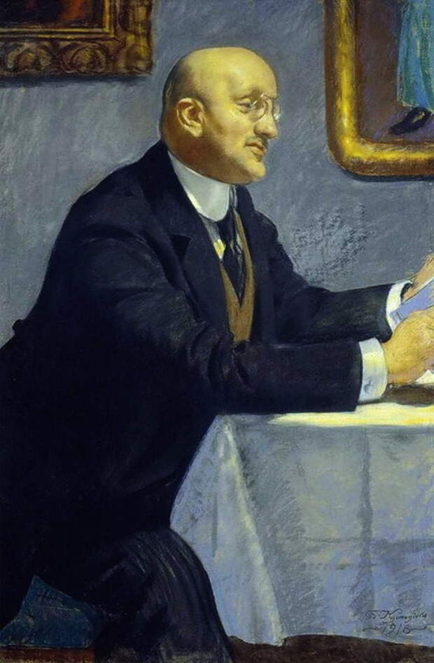 Портрет художника и историка искусства И.Э.Грабаря 1916 (458x700, 90Kb)