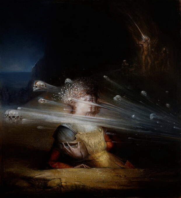 Мрачные картины Agostino Arrivabene