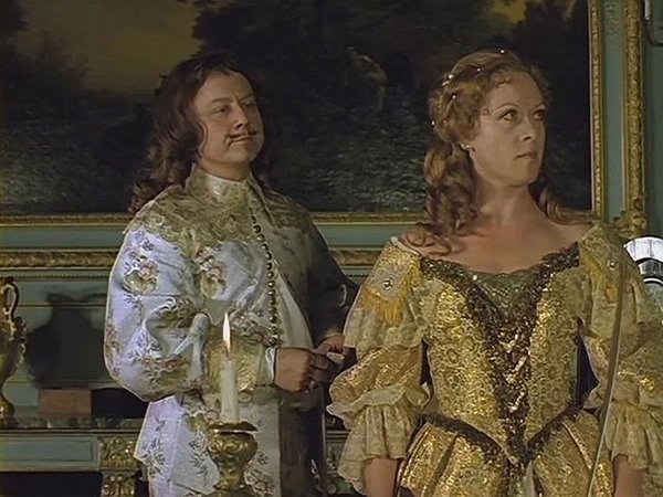 Олег Табаков и Алиса Фрейндлих в фильме "Д'Артаньян и три мушкетера" (1978)