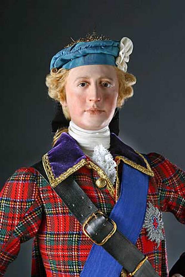 Портрет Бонни Принц Чарли, он же.  Чарльз Эдвард Стюарт из исторических деятелей Англии