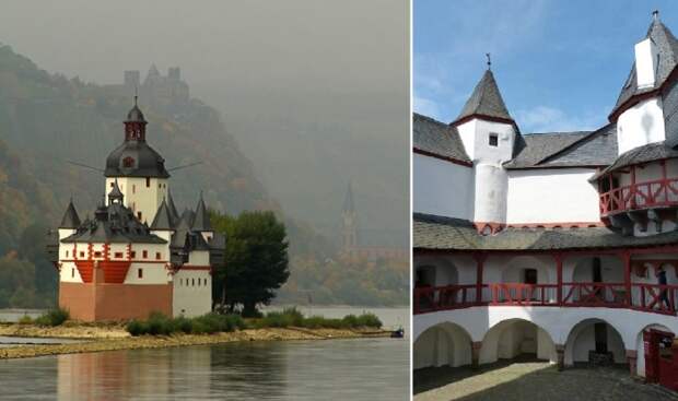 За всю историю существования Pfalzgrafenstein Castle не был ни завоеван, ни разрушен, даже после того, как отменили пошлину, он служил в качестве сигнальной станции (Кауб, Германия).