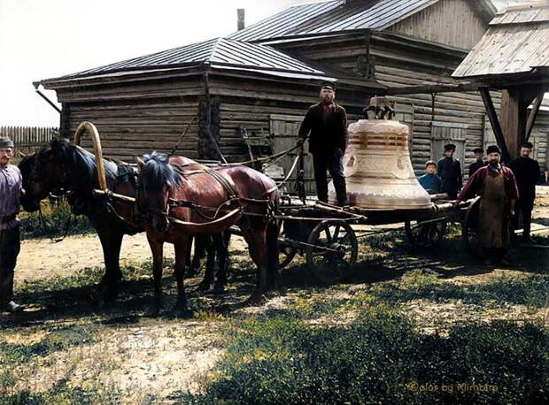 Колокольные мастера торгового дома П.И.Гилева "Сыновья", 1913 год, Тюмень