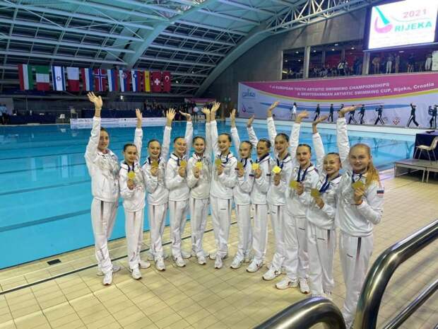 Ученица школы №1748 выиграла золотую медаль на Чемпионате Европы по синхронному плаванию