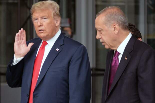 Президент США Дональд Трамп и президент Турции Реджеп Тайип Эрдоган.