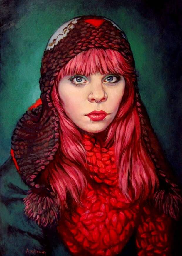 Художница из Великобритании. Annemarie Holloway